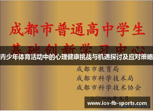 青少年体育活动中的心理健康挑战与机遇探讨及应对策略